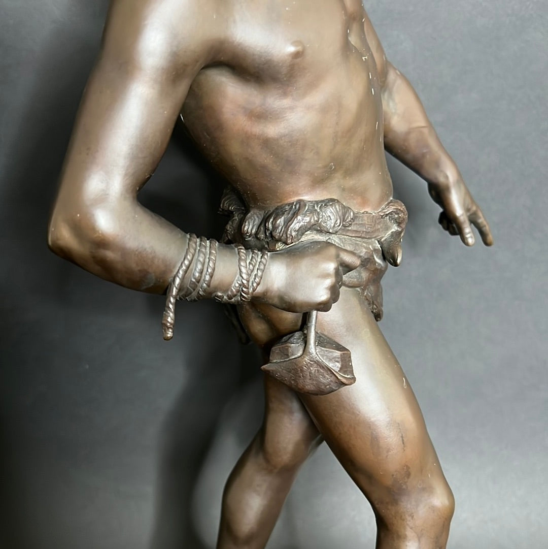 Moreau Louis Auguste Patinated Cast Bronze