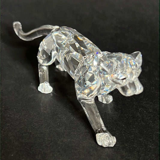 Swarovski Leopard Silver Crystal