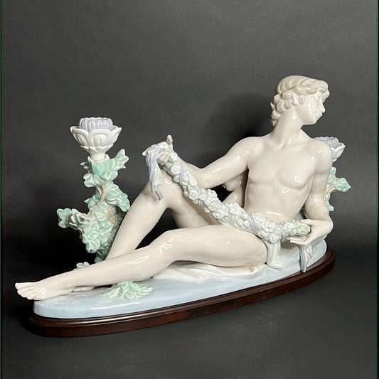 Lladro Male Candelabra