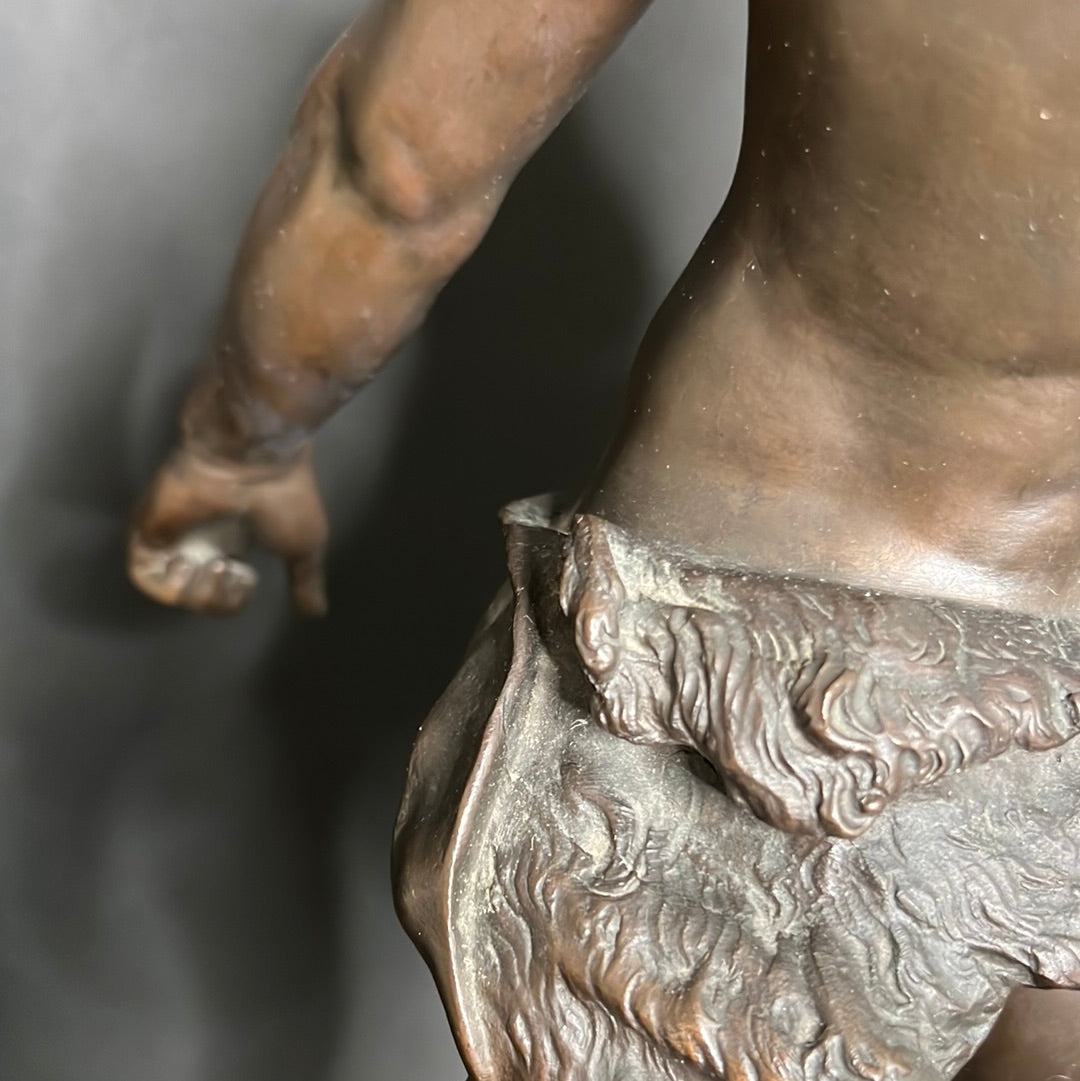 Moreau Louis Auguste Patinated Cast Bronze
