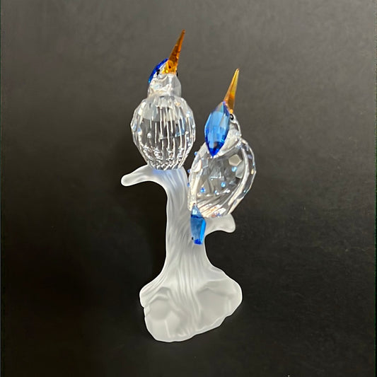 Swarovski Malachite Kingfishers Crystal