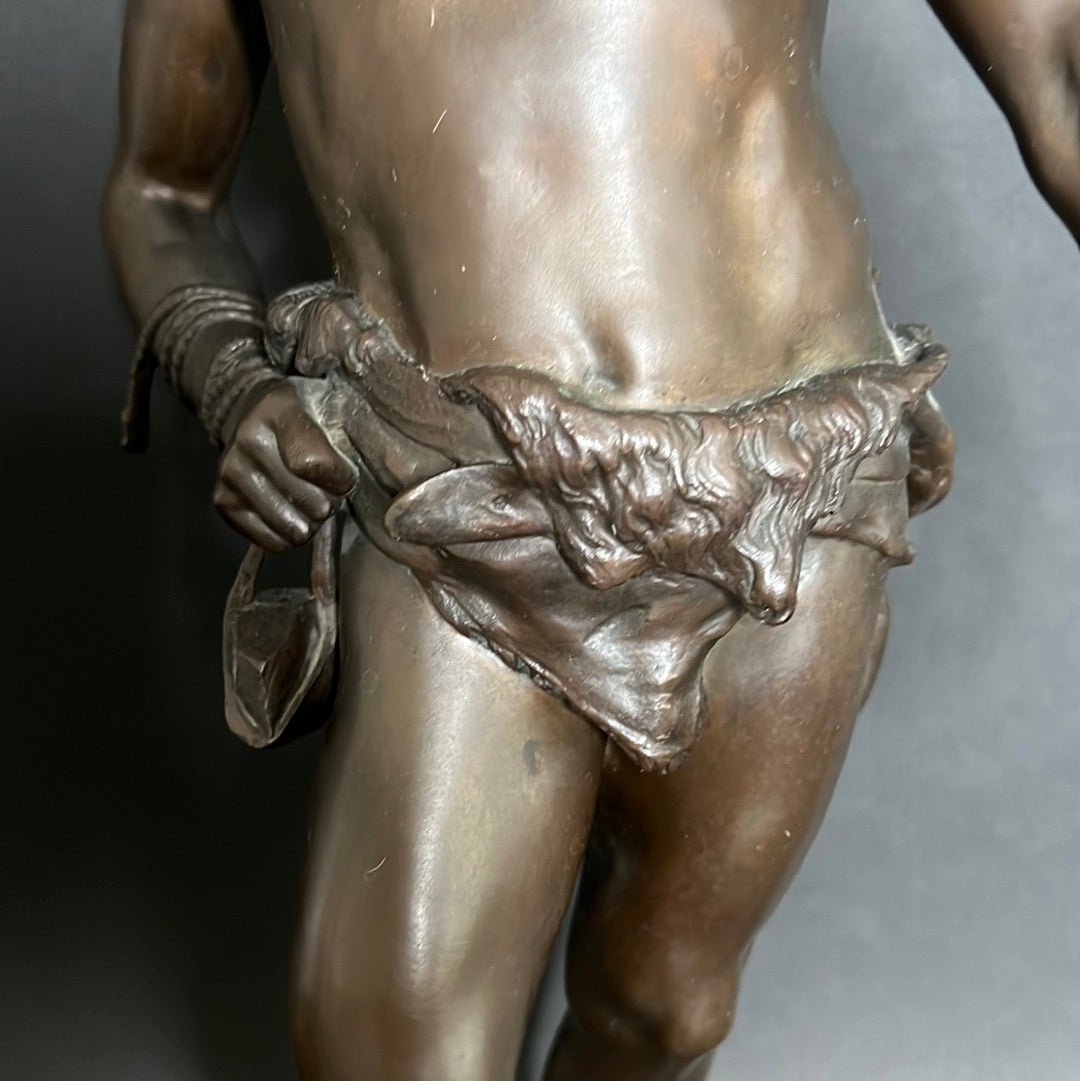 Moreau Louis Auguste Patinated Cast Bronze