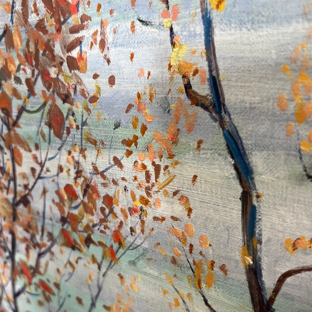James Scott “ New England Fall” Oil on Canvas